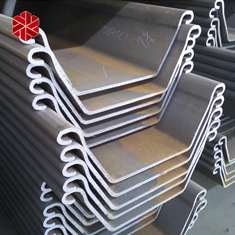 U sheet pile customizable length steel profile GB JIS EN carbon steel steel structure accessories factory customization