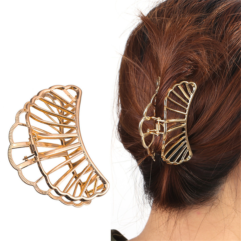 Barrettes à Cheveux Femme - Clips Crabe Géométrique Fleuri - Lot