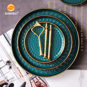 3 Tier Fruit Plate Rack <strong>Tray</strong> Sets Hotel Wedding Cake Stand Ceramic <strong>Dessert</strong> Display Stand for Cupcake Tart - Product Image 4