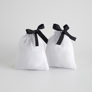 Cotton Drawstring <b>Bags</b> <b>White</b> Rectangular Jewelry Packaging 8x10cm 15x20cm Bracelet Bangle Storage <b>Bag</b> - Product Image 2