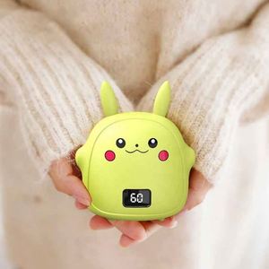 Calentador de Manos Portátil Recargable USB con Pantalla Digital, Diseño de Pikachu, Novedad Invierno 2024, Regalo, Banco de Energía - Product Image 1