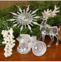 Décorations de Noël suspendues pour la maison, petites décorations de Noël écologiques