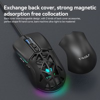 Mouse Gaming USB Berkabel G520 Mini RGB dengan Desain Ultra Tipis, 7 Tombol, Akselerasi 20G, Penutup Belakang Magnetik, Bersertifikasi FCC/RoHS
