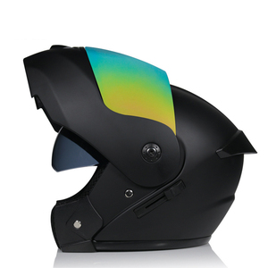 Casco da Moto Elettrica con Doppia Lente in Materiale ABS per Uomo e Donna, Estivo, Integrale/Semi-Integrale, per Tutte le Stagioni, Taglie S-XL - Product Image 2