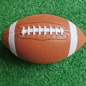 Ballon de rugby officiel personnalisé avec logo, taille 4, en PU/PVC, classique, durable, respirant, haute qualité, règles australiennes et américaines - Product Image 5