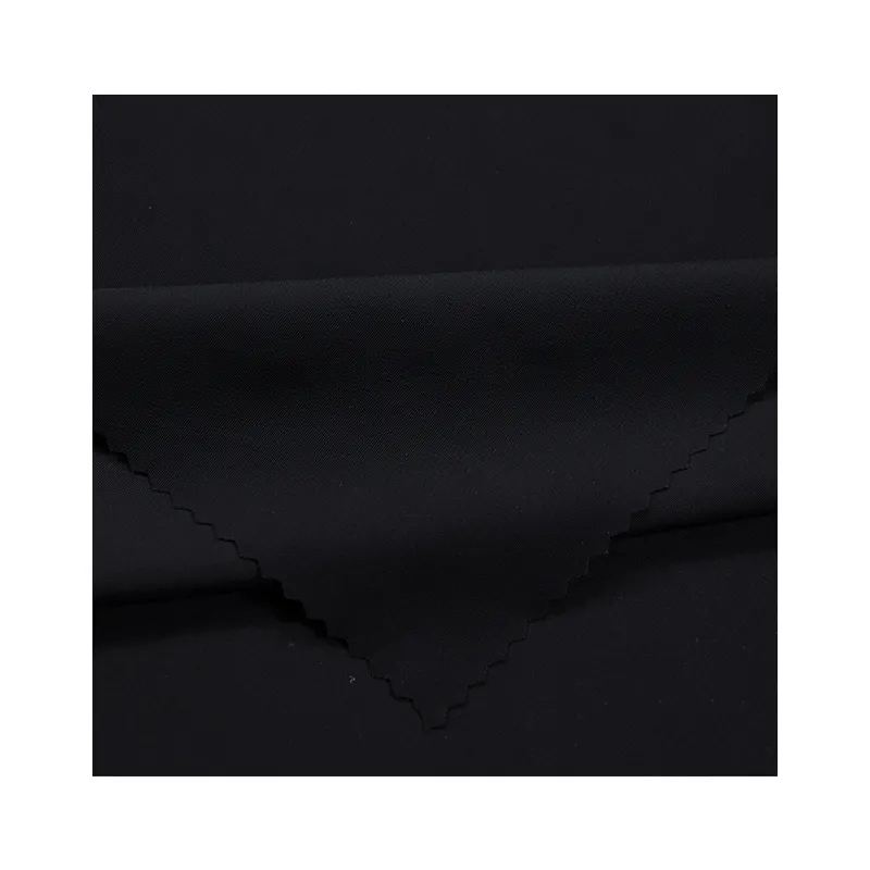 31SP038-L 73% Nylon 27% Spandex Tricot 4 vías elastano reciclado 125gsm traje de baño material tela de color sólido