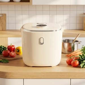 Cuisinière à riz commerciale haute capacité 5L avec revêtement céramique antiadhésif pour la restauration à domicile, affichage LED facile à lire - Product Image 3
