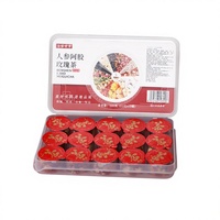 Thé Fleur de Rose Infusé à Froid au Ginseng et à la Colle d'Âne, Bozhou, Boîte Cadeau de Petites Boîtes Individuelles de 180g pour la Santé
