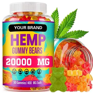 Chăm sóc sức khỏe bổ sung hữu cơ thuần chay gấu gai Gummies cho giấc ngủ đau anxietyn