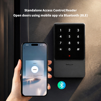 Clavier tactile autonome pour contrôle d'accès, 125 kHz EM HID, 13,56 MHz Mifare NFC DESFire OSDP Wiegand RS485, métal, IP65, étanche