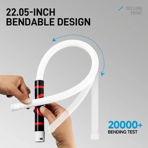 Nouvelle lampe torche LED flexible à haute luminosité, outil d'éclairage automobile portable, lampe de travail professionnelle pour mécaniciens et réparations automobiles - Product Image 3