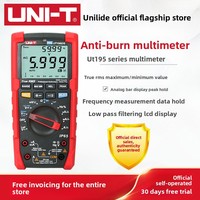 Multimeter Industri UT195DS True RMS AC DC 20A 40MHz Tahan Jatuh 2m Uji Rotasi Fasa Penawaran Terbaik