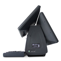 Terminal de caisse tactile POS 15 pouces ABS8000 Quad-core 2.0GHz avec Wi-Fi 6/Bluetooth 5.2 et imprimante thermique - Système Windows