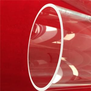 Tube de quartz de tuyau en verre de quartz rond industriel et scientifique hautement transparent - Product Image 2