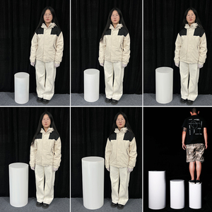 Elegante soporte de flores de hierro forjado <span class=keywords><strong>Vintage</strong></span>, nueva decoración de pasillo de boda cilíndrica fina para compromiso, centro comercial, evento, ventana, accesorio de exhibición - Product Image 2