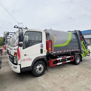 Factory HOWO 6000L <b>Waste</b> Collection Garbage Truck 4x2 Small Garbage Compactor Truck - Product Image 1