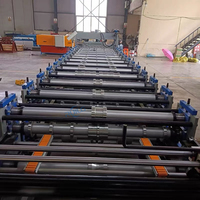 Nouvelle machine de formage de tuiles en acier coloré monocouche, double couche, triple couche, pour panneaux de tuiles émaillées, avec moteur à rouleaux et roulement