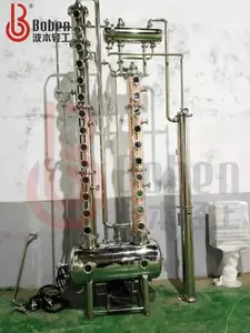 Coluna Contínua Stills Destilador De Cobre Equipamento De Destilação Boben