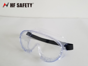 Gafas de seguridad transparentes antivaho antiarañazos resistentes a las salpicaduras químicas y a los impactos con protección ocular superior - Product Image 4