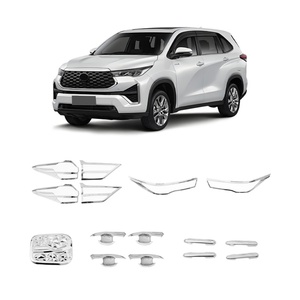 ชุดแต่งภายนอกรถยนต์พลาสติก ABS สีดำแบบครบชุด ขายดี สำหรับ Toyota Innova - Product Image 3