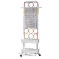 Support d'escalade pour cage à oiseaux, station ouverte pour oiseaux, décoration DIY, en tuyau de fer durable, multi-plateformes pour oiseaux