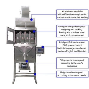 Giá rẻ 5kg 10kg 20kg 25kg 50kg Gạo Hạt điều hạt ngũ cốc đậu phộng phân bón động vật Thức ăn viên điền máy đóng gói để bán - Product Image 3