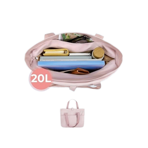 Bolso de hombro grande de alta calidad para <span class=keywords><strong>mujer</strong></span>, cuero plegable con cremallera, resistente al agua para el verano, recién llegado para <span class=keywords><strong>Amazon</strong></span> - Product Image 6