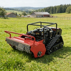 Industrial 800mm Cordless Lawn Mower Four-Stroke Diesel Tracked <strong>Trimmer</strong> for DIY Users - Product Image 4