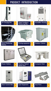 कस्टम शीट धातु गैरेज अलमारियाँ भंडारण कोने उपकरण बॉक्स छाती कैबिनेट दराज पहियों के साथ - Product Image 6