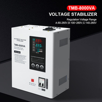 Stabilisateurs de tension monophasés de 1000VA à 8000VA, régulateur de tension automatique AC 220V AVR, pour usage domestique, bureautique et industriel