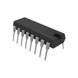 Logic CD4022BE 16 DIP (0.300 "7,62mm) Componentes de circuito electrónico originales - Product Image 1
