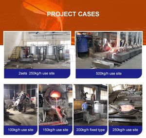 Four de fusion en aluminium à <span class=keywords><strong>induction</strong></span> 100kg 500kg 1tonne 1.5ton Utiliser des boîtes de recyclage de déchets Machine de four de fusion électrique - Product Image 6
