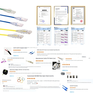 สายแพทช์คอร์ด <span class=keywords><strong>CAT6</strong></span> <span class=keywords><strong>UTP</strong></span> แบบบางและยืดหยุ่น ขนาด 7*0.12 มม. 28awg สำหรับใช้ในบ้าน/สำนักงาน/พื้นที่แคบและขนาดเล็ก - Product Image 4