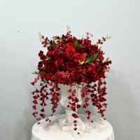 Bolas de Flores de Hortensia de Seda Artificial de Alta Calidad de la Serie Colorida Monet, Estilo Moderno para Centros de Mesa Decorativos para el Día de la Madre