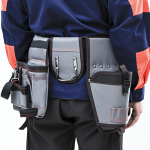 Multifunctional Tool Waist Apron Pouch - Adjustable <strong>Work</strong> <strong>Belt</strong> Bag, DIY Craft Holster with Zipper Pockets, in Stock Wholesale - Product Image 6