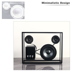 Ornamenti audio trasparenti decorazione della casa creativo nuovo regalo di compleanno per la casa soggiorno Nordic acrilico Blue tooth altoparlante USB - Product Image 5