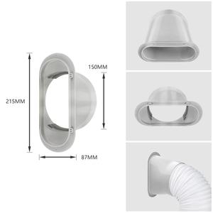 Kit de climatisation mobile en promotion, 2 pièces, kit d'étanchéité de fenêtre pour climatiseur à embout plat de 21,65 pouces, longueur réglable - Product Image 3