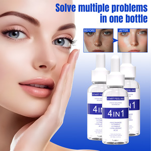 Suero Facial Multi-Péptidos 4 en 1 con Niacinamida, Vitamina C, Ácido Hialurónico y Vitamina E, Antiarrugas e Iluminador para Todo Tipo de Piel, Uso Doméstico - Product Image 3