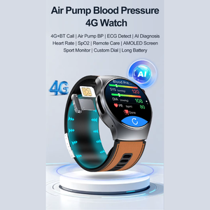 Reloj Inteligente GS206 4G con Pantalla AMOLED de 1.56 Pulgadas y 480x480, Bomba de Aire para Medir la Presión Arterial, ECG, Salud Cardíaca, SpO2, GPS, SOS, Asistente de Voz, Monitor de Actividad Física - Product Image 3