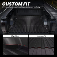 Kits intérieurs arrière Fordon de haute qualité, tapis de protection de lit en TPE imperméable et personnalisé pour accessoires de pick-up Dodge Ram 1500