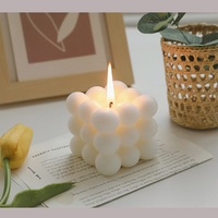 Kreative Kugelförmige Sojawachs-Zauberwürfel-Duftkerze Premium Luxus Aromatherapie Hochzeitsgeschenk Handgefertigte Heim- und Feiertagskerze