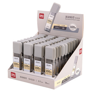 Minas para Lápiz Mecánico Deli SH219 0.7mm 2B, Paquete de 100 Unidades de Gran Capacidad para Escritura - Product Image 5