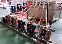 Pompe à déplacement positif à double diaphragme actionnée par l'air Alaguli Ala-6688-AL-DN80 OEM, taille d'entrée/sortie 80 mm