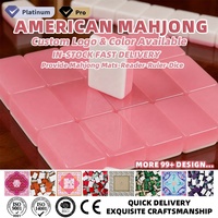 Set Mahjong Amerika Grosir 160 Ubin Mahjong Mini Warna Solid Putih Gading, Desain Eksklusif, Rasa Nyaman saat Digenggam