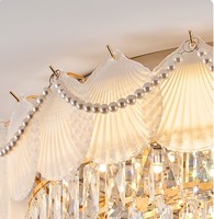 Décorations modernes pour salle de bain et cuisine, luminaires à LED effet plafond, luminaires en forme de cloche pour plafond de maison, lustre de plafond