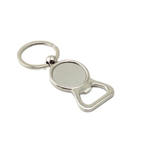 Expédition immédiate : Porte-clés décapsuleur promotionnel en alliage de zinc, impression typographique, design de luxe, tendance mode, métal personnalisé