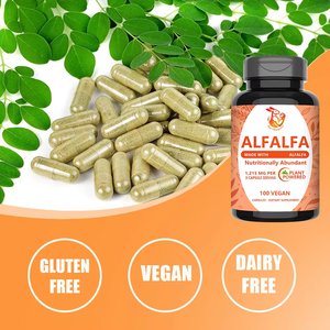 Cápsulas Herbales de Hoja de Alfalfa OEM ODM, Bienestar General, Apoyo a la Salud Digestiva para Adultos, Grado Alimenticio 100 - Product Image 6
