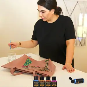 1 Unzen /30 ml Schuhtasche Geldbörse Dekor Jackette Pflege Handwerk DIY Individualisierung von Projekten Malerei bunte Acryl-Lederfarbe Set