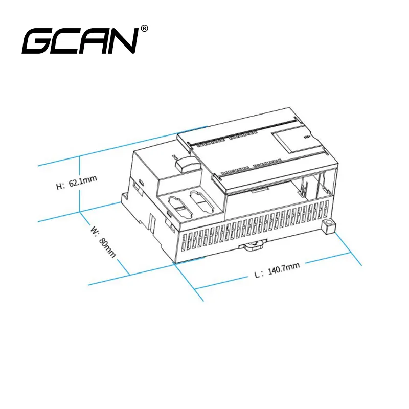 GCANPLC多用途ロジック制御ソリューション産業用アプリケーション用のプログラム可能なロジックコントローラーPLC