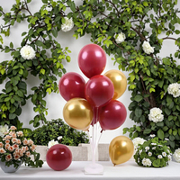 Kit de ballons ours en peluche pour bébé garçon - Bleu et marron, guirlande d'arche pour fête d'anniversaire